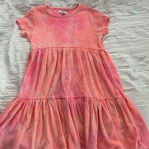 True craft tie dye girls dress